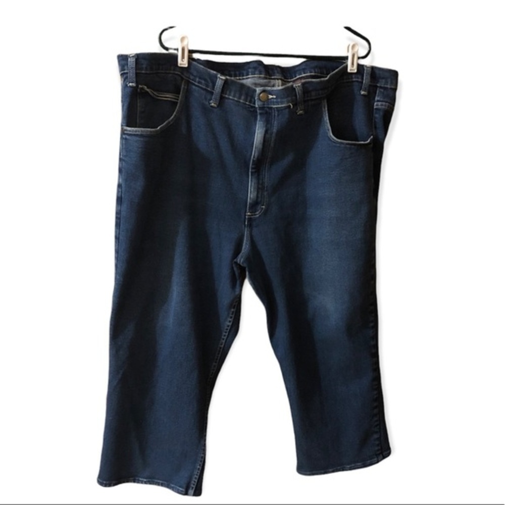 Long Haul Jeans Mens Size 52‎ X 28 Blue Authentic American Style Work Wear